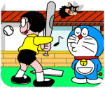 Nobita đánh bóng chày
